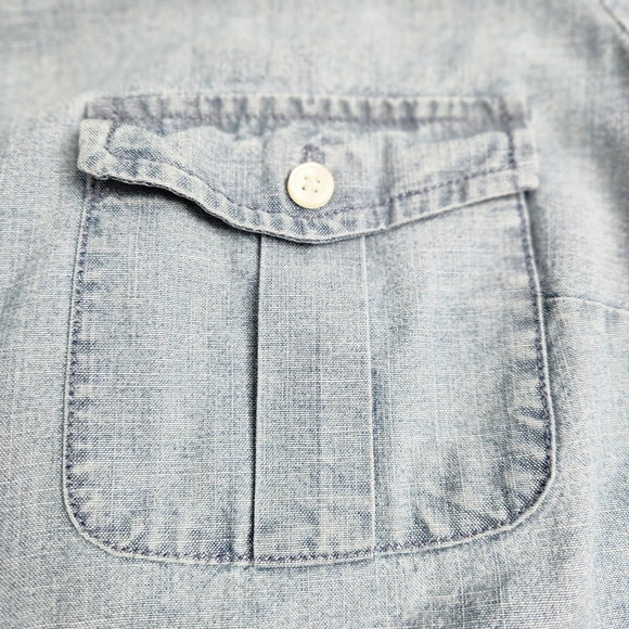 J Crew Women's Denim Shirt, size S, blue - Picture 9 of 11